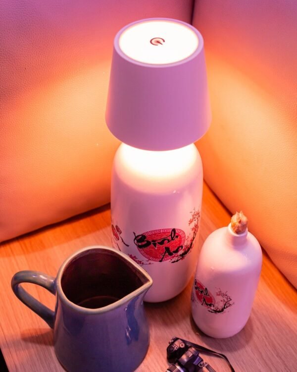 Amber Ceramic Table Lamp